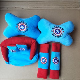 Bantal Mobil Set 3 in 1 Karakter Kartun Boneka Lucu Murah Bantal Mobil Set 3 in 1 Karakter Kartun Boneka Lucu Murah