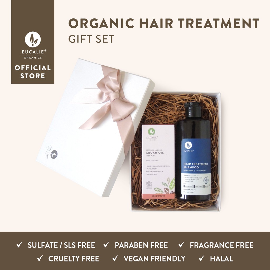 Eucalie Organic Hair Treatment Gift Set