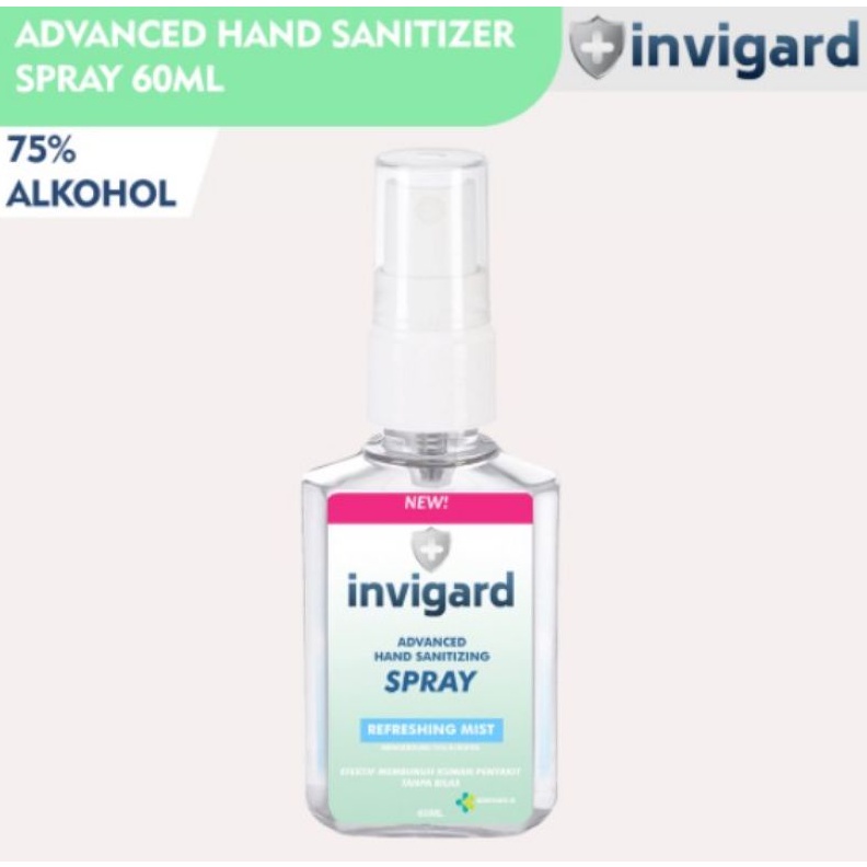INVIGARD ADVANCED HAND SANITIZER ISI 60 ML