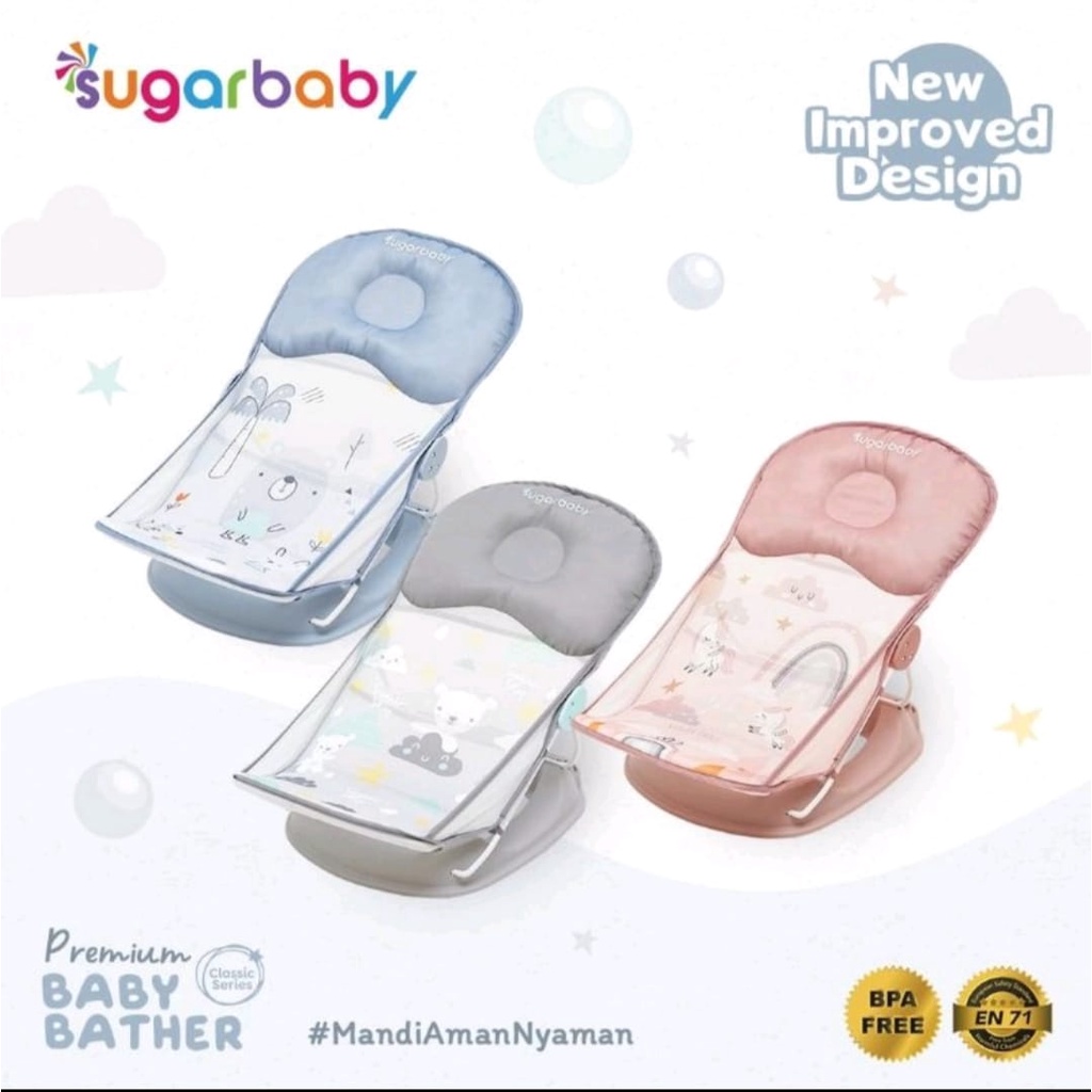 BABY BATHER | BATHTUB BAYI SUGAR BABY BATHER BATH TUB BAYI ... SUGAR BABY ULTRASOFT BABY BATH PILLOW / SUGAR BABY BANTAL MANDI BAYI PILLOW / BATHER SB 115