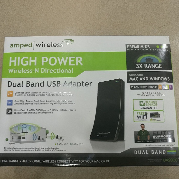 Dual Band USB Adapter Amped UA2000 Sisa Proyek