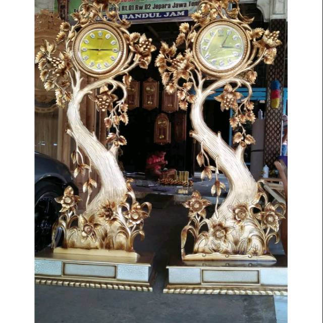 Jam hias jati jepara