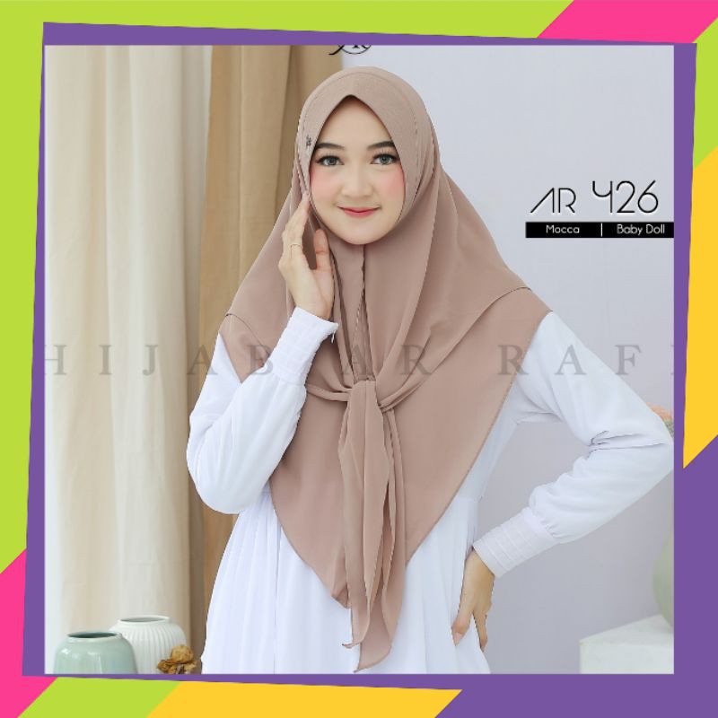 hijab arrafi 426 hijab syar'i instan hijab bergo elzatta Zoya Rabbani alfaza segiempat arrafi