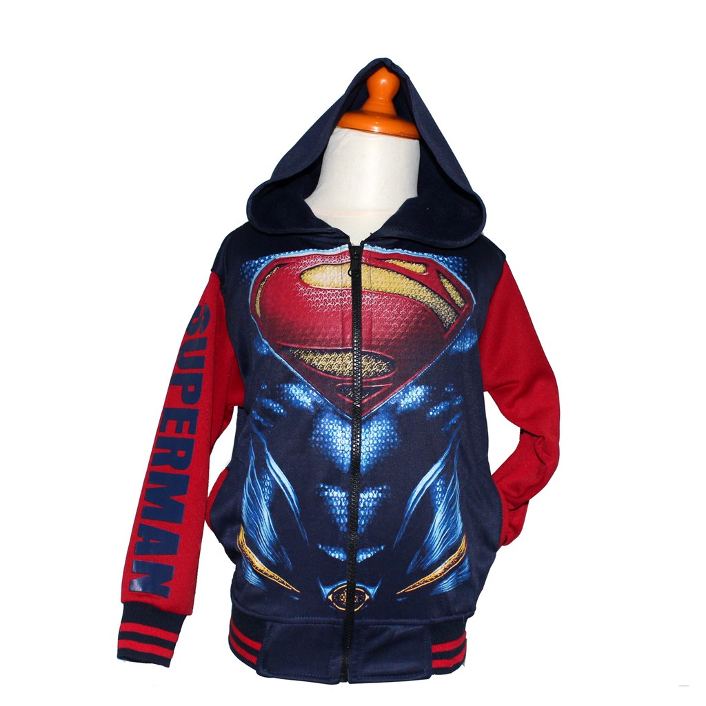 Jaket Kids Super/Jaket Hoodie Anak Cowok 1-6thn/Jaket Seleting Anak Murah/Sweater Anak Laki Premium