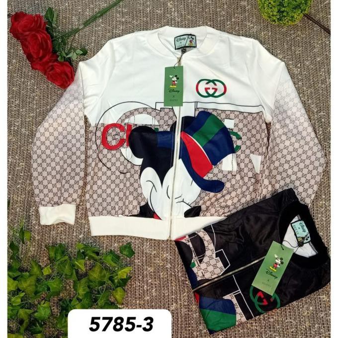 V2-Jaket Import Wanita/Jaket Kaos Import Motif 5785-123 - Gucci White Lowienjan24