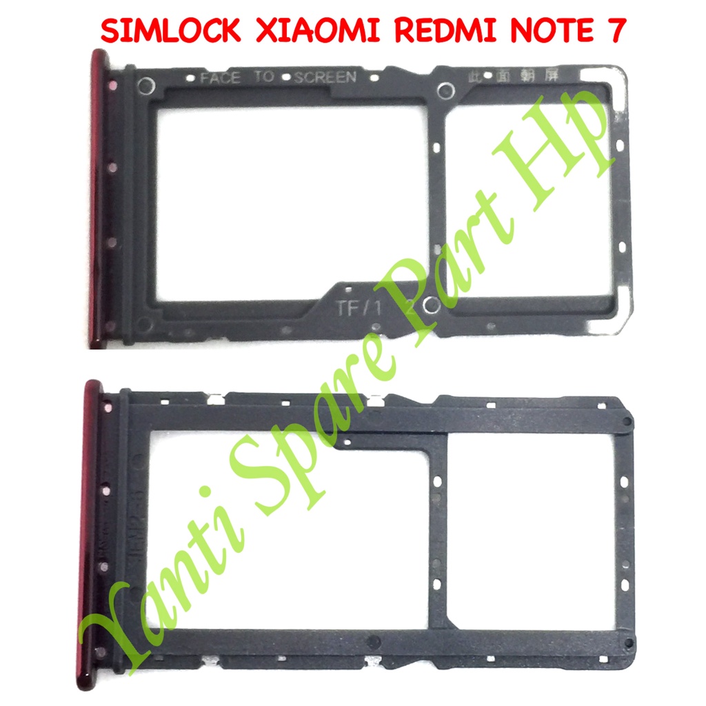 Simtray Sim Lock Xiaomi Redmi Note 7 Original Terlaris New