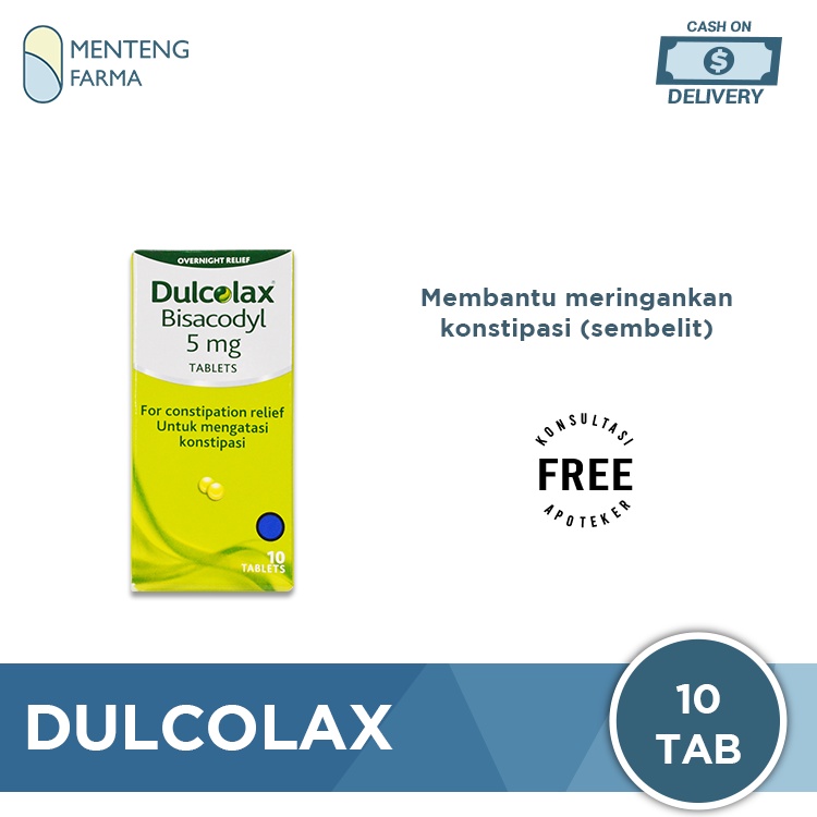 Dulcolax 5 Mg 10 Tablet - Obat Pencahar, Konstipasi, Sembelit