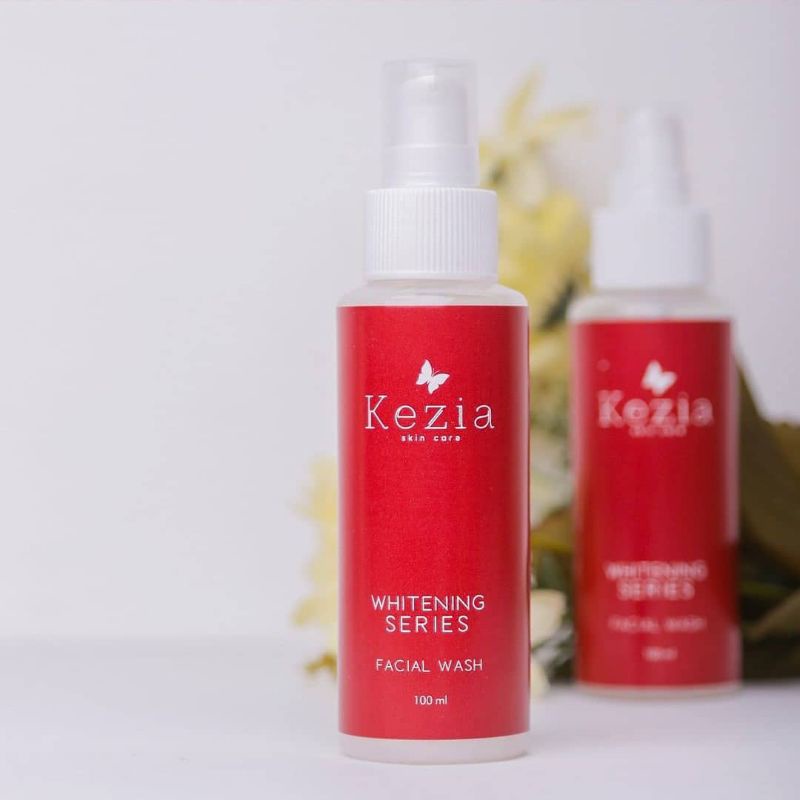 Kezia facial Wash Whitening 100ml / kezia facial wash ecer
