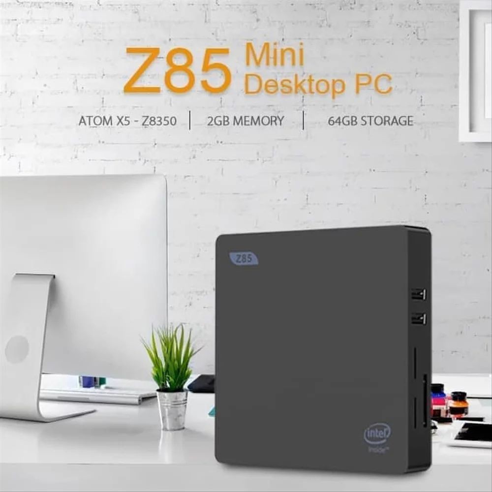 Termurah BEELINK Office Mini PC Z85 2GB 64GB Intel X5 Quadcore Z8350 Windows 10 Terlaris