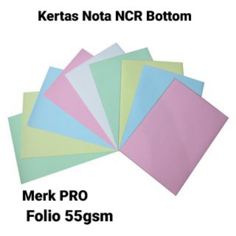 

Kertas Nota NCR Bottom merk Pro 1 Rim 500 lembar