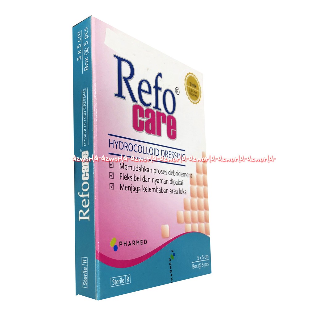 Refo Care Hydrocolloid Dressing 5pcs Perban Untuk Menyembuhkan Luka Koloid Revo refocare