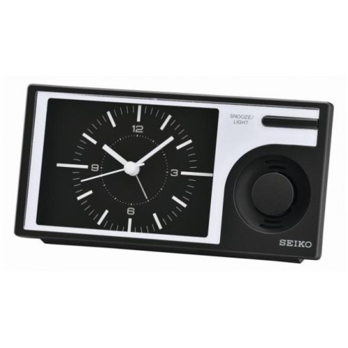 Seiko Melody Bedside Alarm Clock 5 Lagu QHP004W Jam Meja Jam Weker