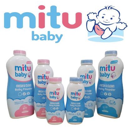 ^ KYRA ^ Mitu Baby Powder Bedak Bayi Fresh And Clean Classic Floral Keharuman dan Kesegaran Tahan Lama