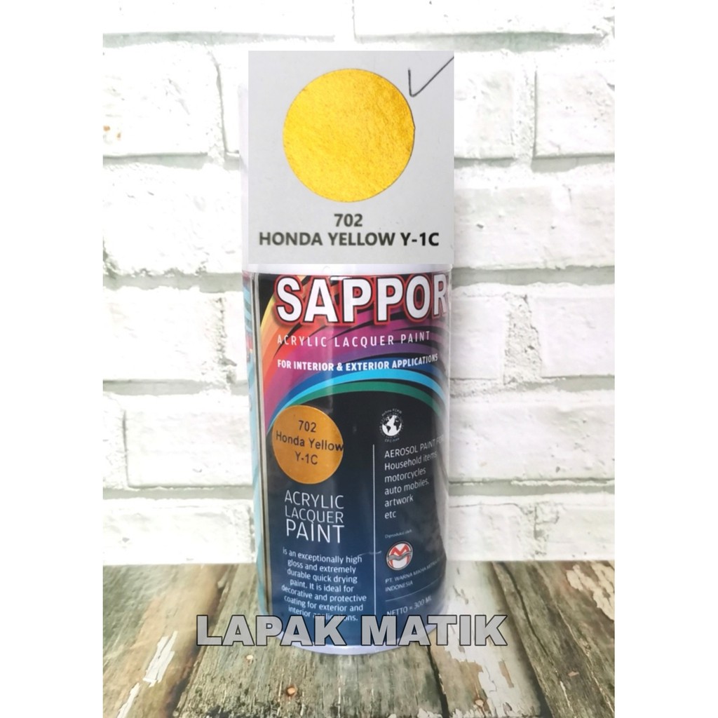 Pilok Sapporo KUNING CANDY HONDA YELLOW Y-1C 702 300mL