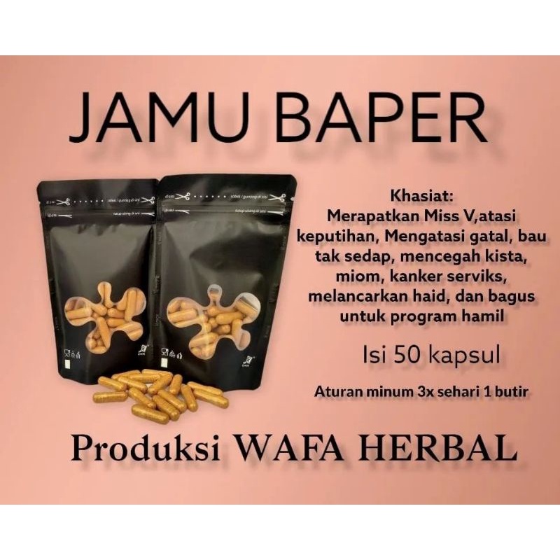 JAMU BALIK PERAWAN (BAPER) ORI PELANCAR HAID PERAPAT ANTI PELAKOR RAPET WANGI MENGEMBALIKAN KEPERAWA