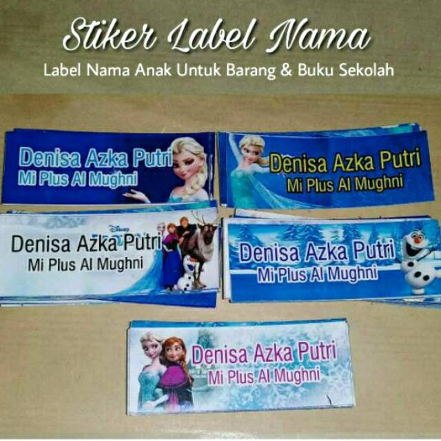 

Stiker Label Nama Anak Untuk Ditempel Buku Sekolah