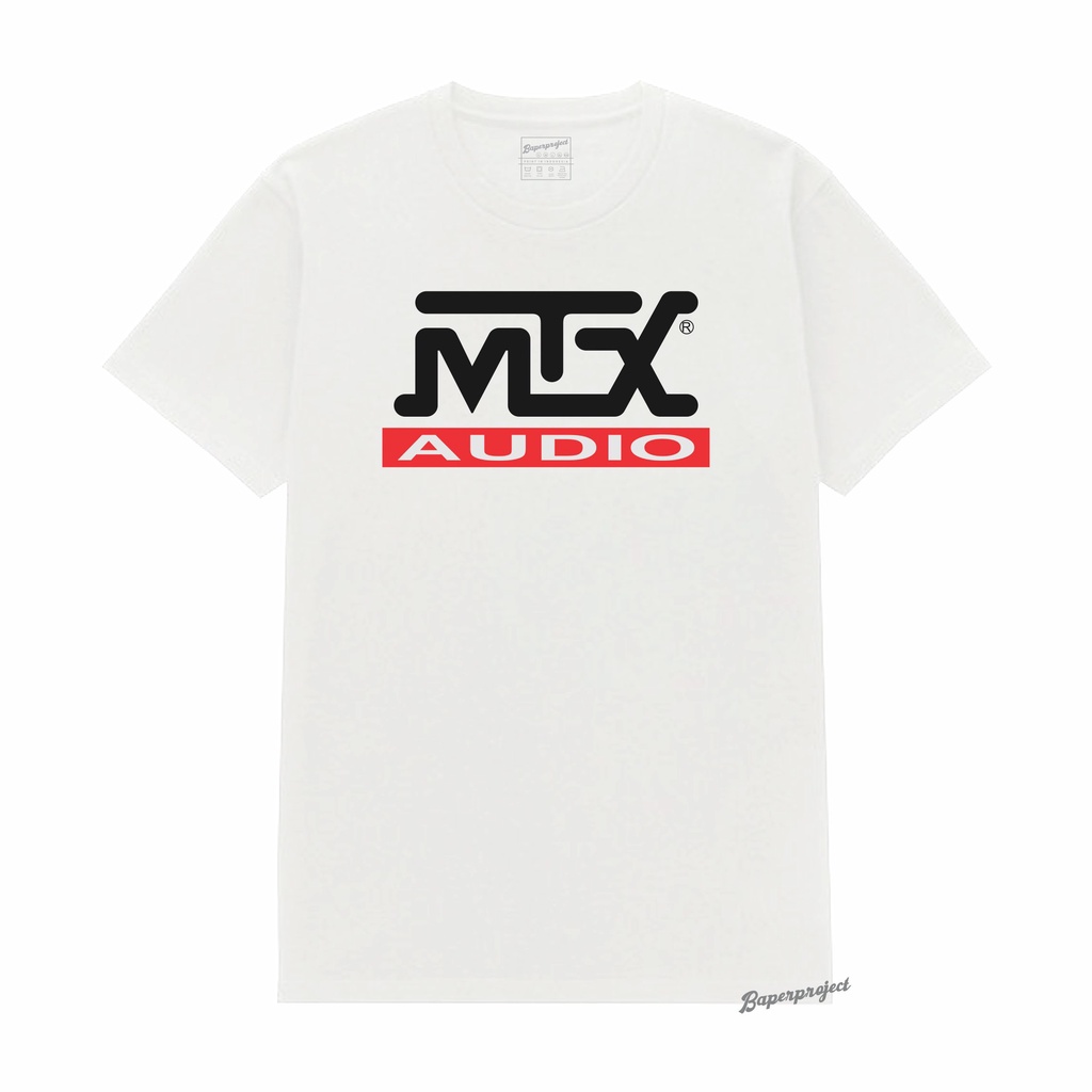 Kaos Audio System Mobil MTX Audio cotton combed 20s