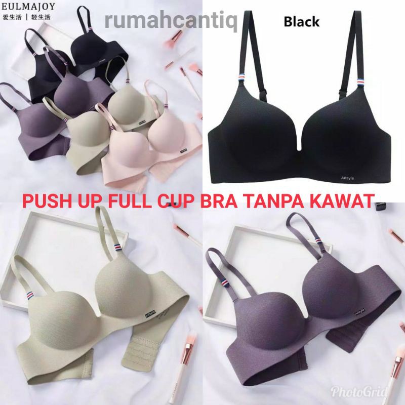 PUSH UP SEAMLESS CUP BRA BH TANPA KAWAT HIGH QUALITY NYAMAN DIPAKAI