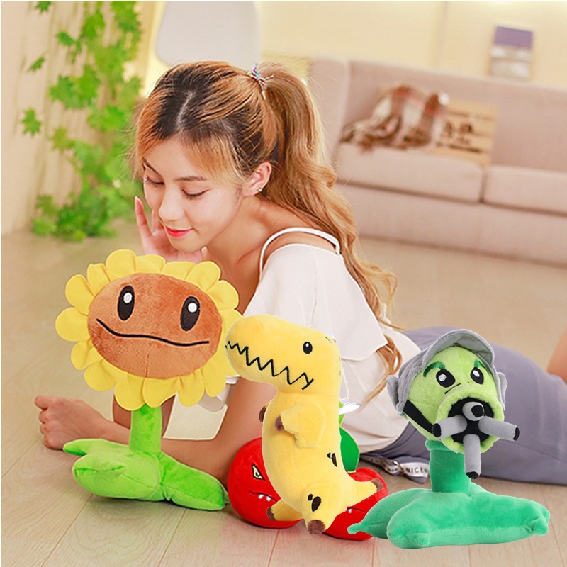 30cm Plants VS Zombies Plush Toys PVZ Plants Peashooter Split Pea Gargantuar Plush Soft Stuffed Toys For Kids Baby Christmas Birthday Gifts