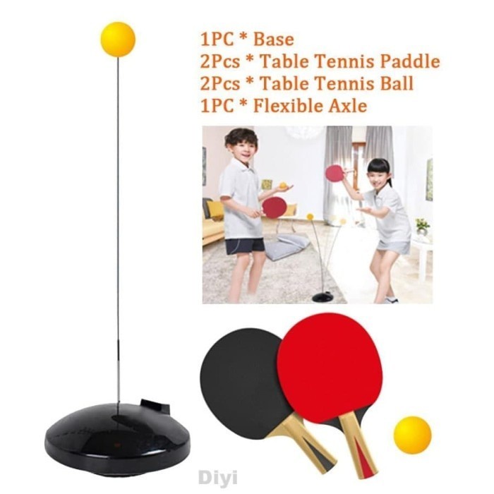TENIS MEJA ON THE SPOT Exercise TENIS bat and ball table Tennis Trainer Set Mainan Olahraga Anak Tenis Meja Ping Pong Toy