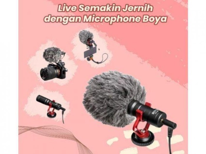 Microphone Boya Shotgun BY-MM1 for DSLR/Phone