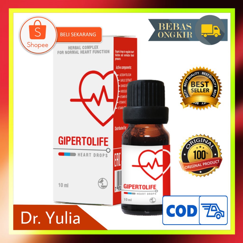 GIPERTOLIFE ASLI ORIGINAL OBAT MENORMALKAN HIPERTENSI ASLI ORIGINAL 100%
