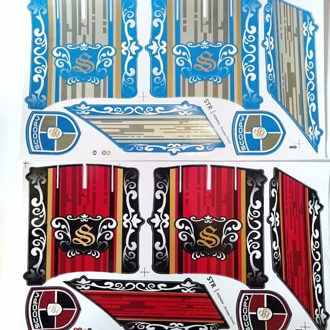 Sticker Stiker Striping Honda Scopy New Striping Scopy Segera Dapatkan