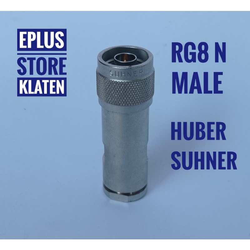 Konektor Rg 8 N Male Huber Suhner Type klamp Model bagus High Quality