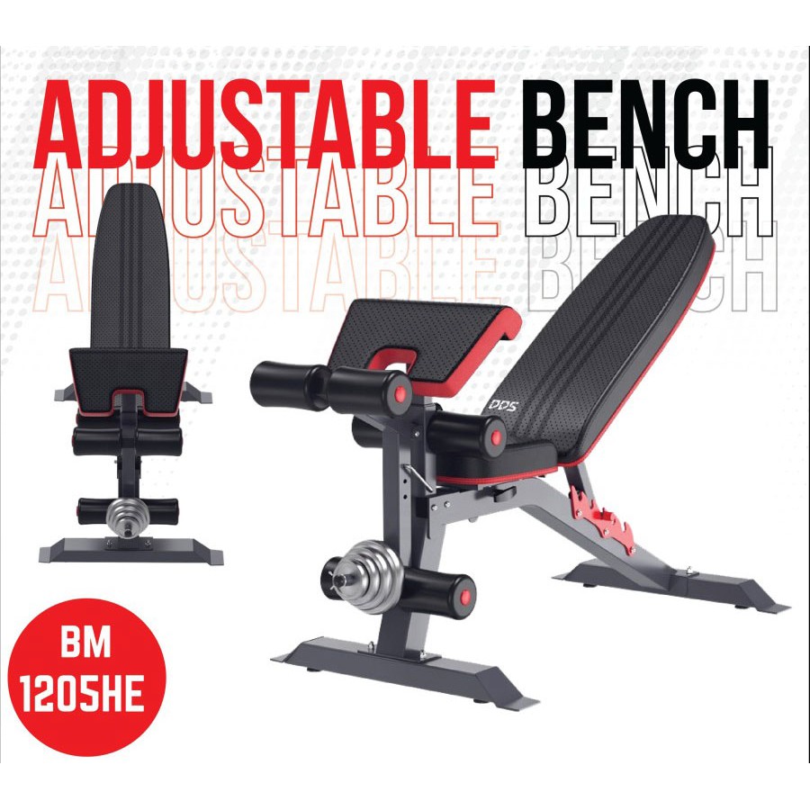 Adjustable Bench Bodymaster BM-1205HE - Bangku Kursi Sit up Gym Fitnes