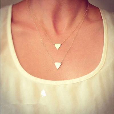 [PO] Kalung Korea Best Seller ETSY Forever21 triangle 0A6A76
