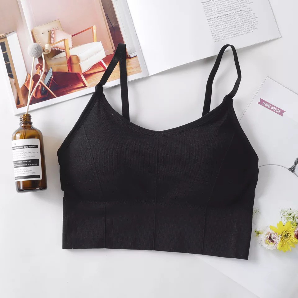 Korean Crop Tank Top Bra Tanpa Kawat 2011