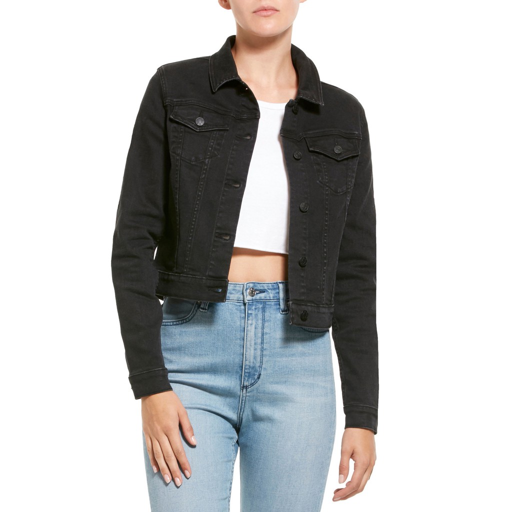 Riders by Lee Denim Jacket Black Space Original Jaket jeans Wanita Hitam
