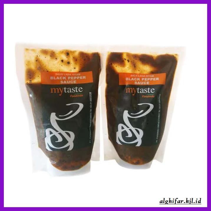 

gnidderdsaus- black pepper sauce saus lada hitam my taste 500 gr -asliiiiii.