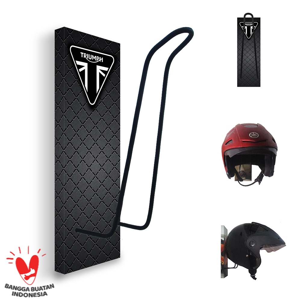 GANTUNGAN HELM - TEMPAT HELM - RAK HELM MOTOR TRIUMPH 109