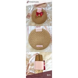 ORIGINAL CROSSBODY BAG WOVEN STRAW JUI CY COUTURE / TAS MINI BULAT ANYAMAN BULAT