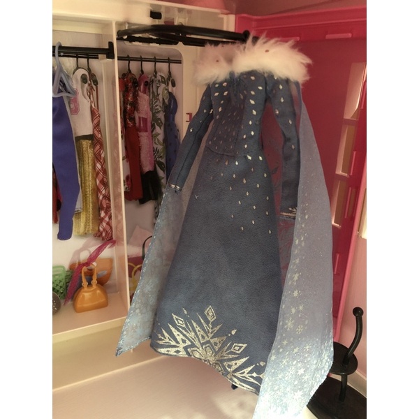 preloved dress Elsa frozen Disney Store usa ori baju Barbie elsa buat boneka