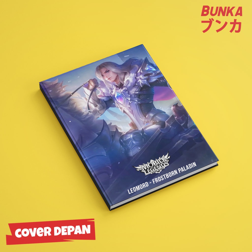 

Notebook Mobile legends Leomond fastborn Paladin Hardocover A5 Buku tulis catatan Notes Agenda planner Jurnal