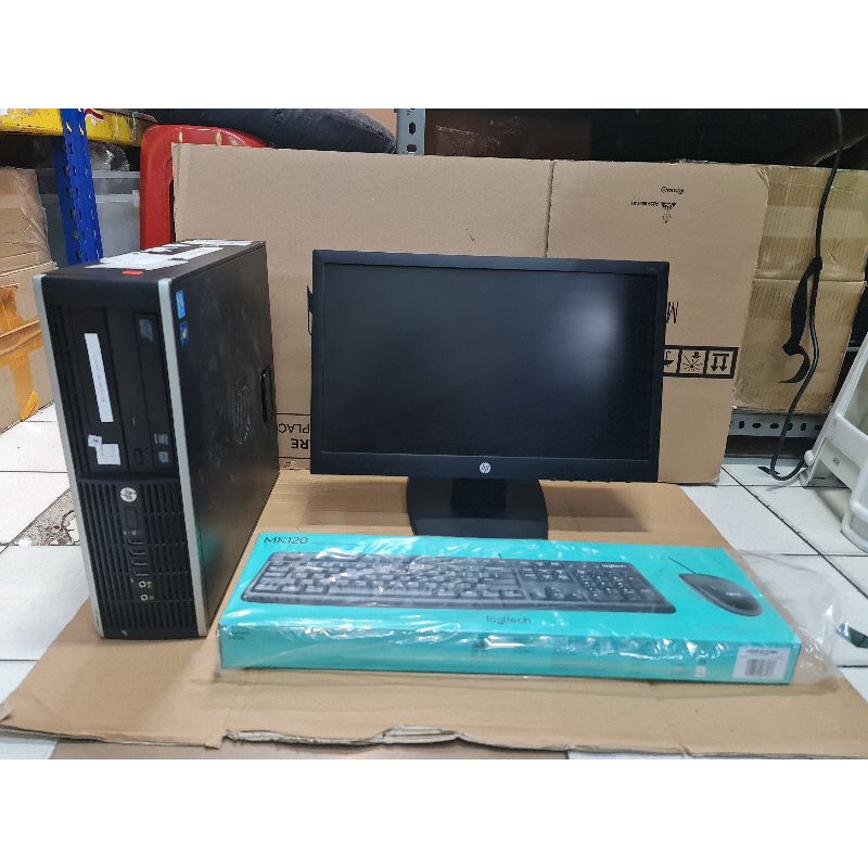 paket lengkap pc Hp Core i5 Ram 8GB Ssd 256GB Monitor 19inch Widescreen Keyboard Mouse Murah Meriah