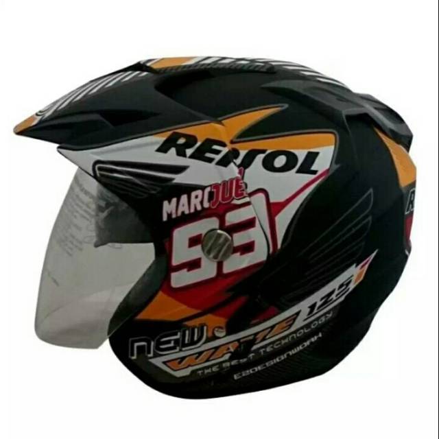 Helm SNI double visor repsol