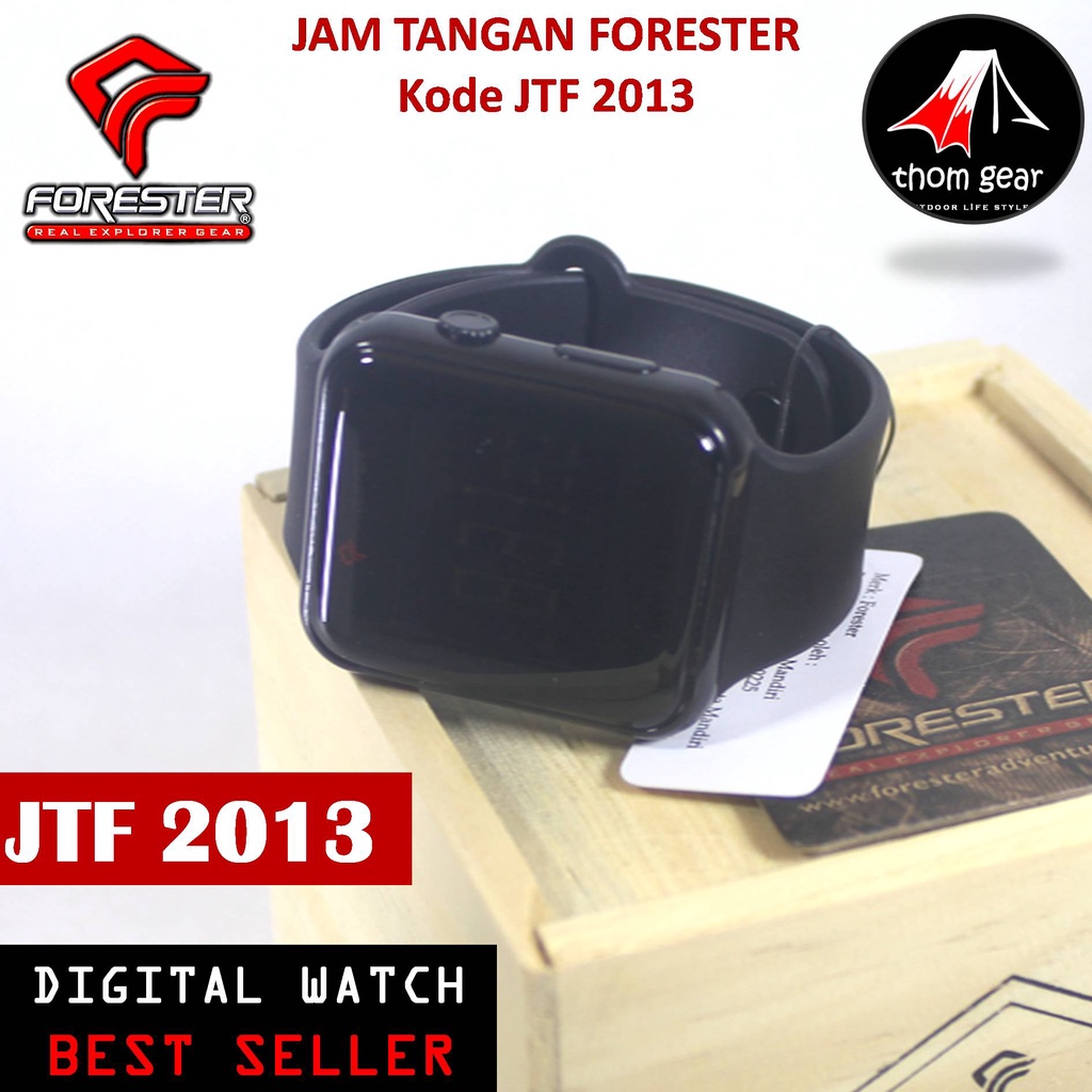 Forester Jtf 2013 Jam Tangan Pria Wanita Origial Forester Analog Adventure Sport Outdoor Waterproof Water Resistant Anti Air Pria Cewek Cowok Original Ori Terbaru 2022 Free Rubber  Strap Cadangan Batre Box Kayu Thomgear Bangakalan Palangkaraya Pare Pare K