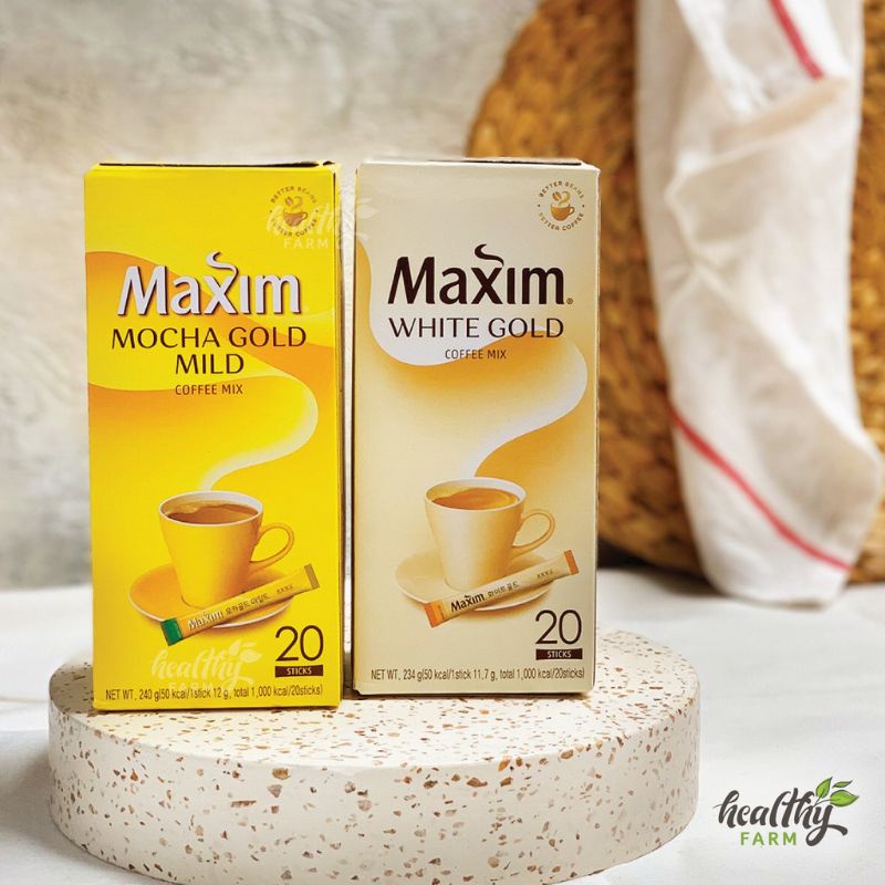 Maxim Coffee White Gold / Mocha Gold / Ice Coffee Isi 20 Stick All varian