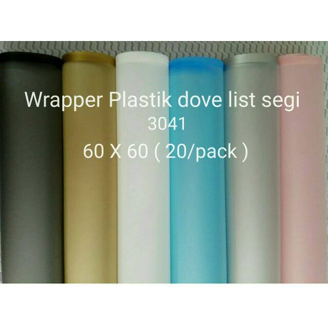 

Wrapper plastik dove / chellophane / Kertas bunga / plastik bunga / bungkusan bunga