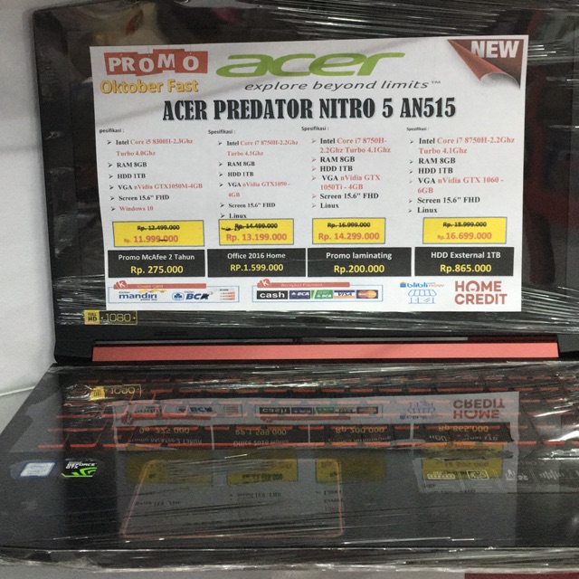 Laptop Acer Predator Nitro 5