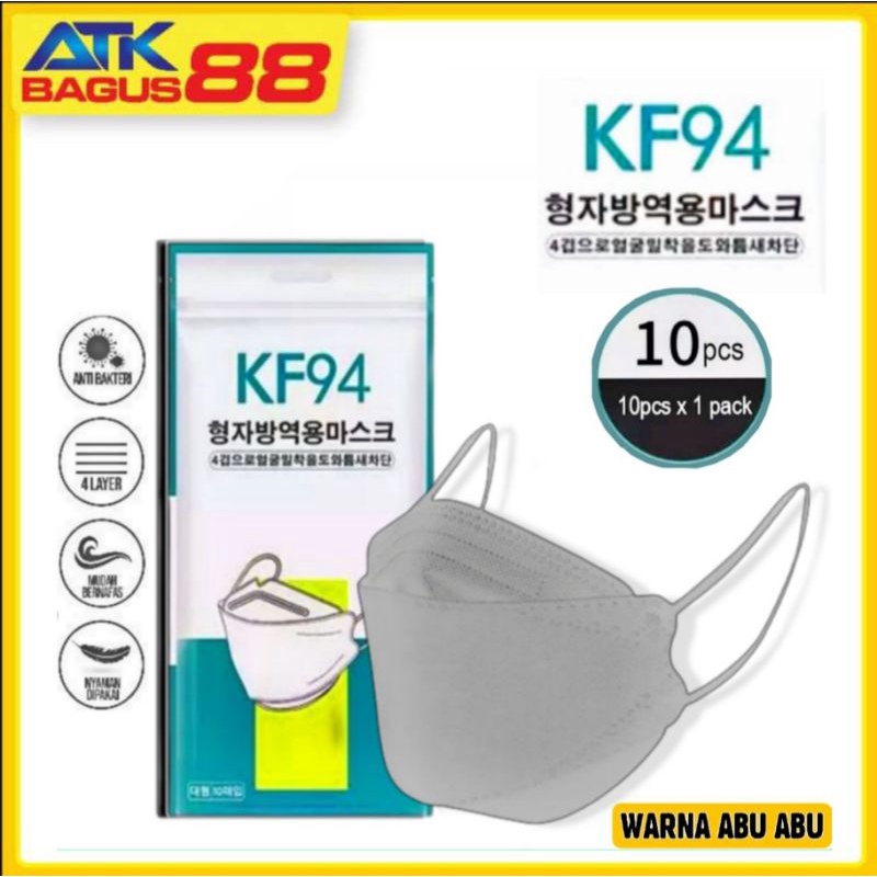 10/pcs masker kf 94 warna