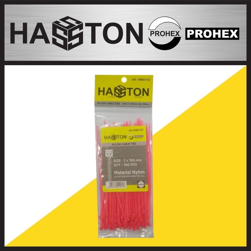 HASSTON  Cable Tie 3x150 HIJAU ; KUNING ; MERAH