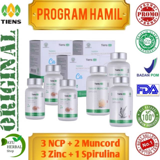 Nutrisi Hamil Tiens / Paket Promil / Kesuburan Pria Wanita