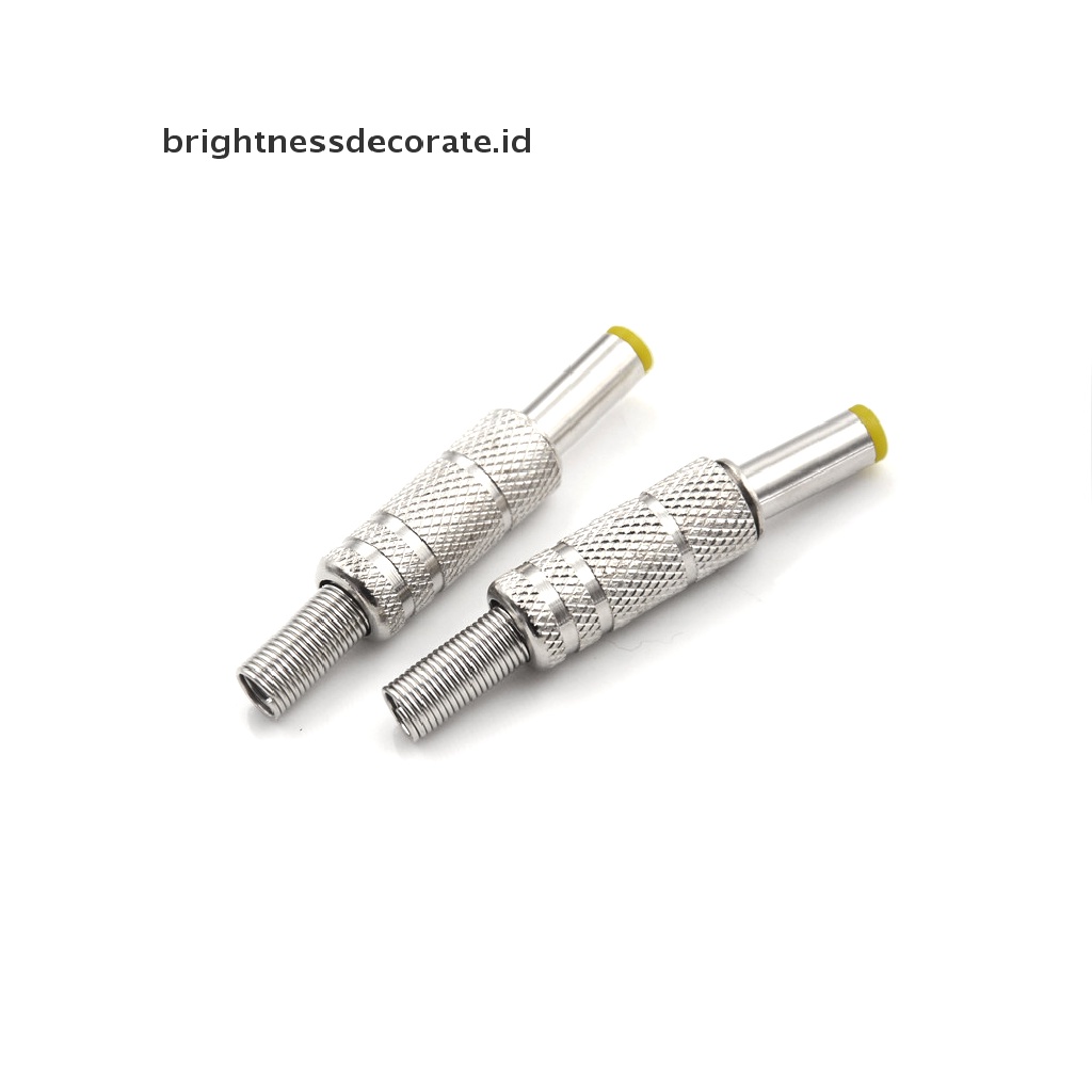 1 Pc Adapter Konektor Jack Power DC Male Plug 5.5x2.1mm Bahan Metal