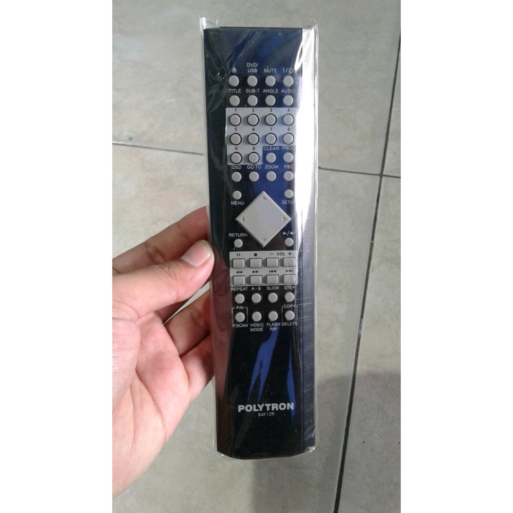 Promo REMOTE REMOT DVD HOME THEATER POLYTRON ORIGINAL ASLI HITAM Murah