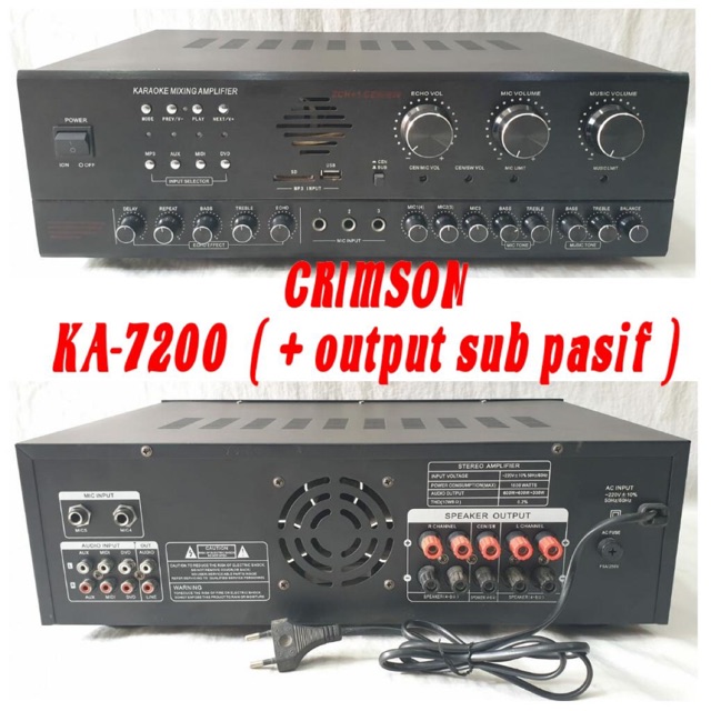 Amplifier Crimson KA 7200 Original