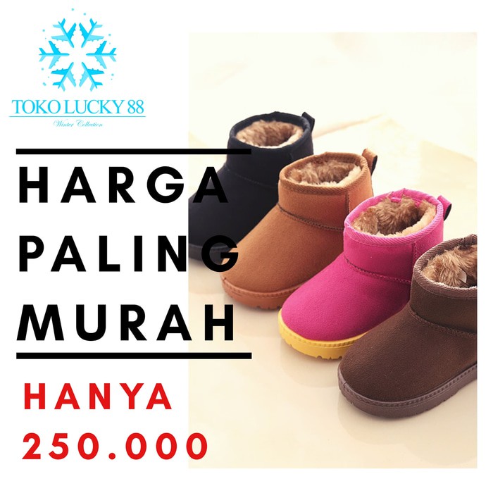 Boots Thermal Winter Anak Musim Dingin